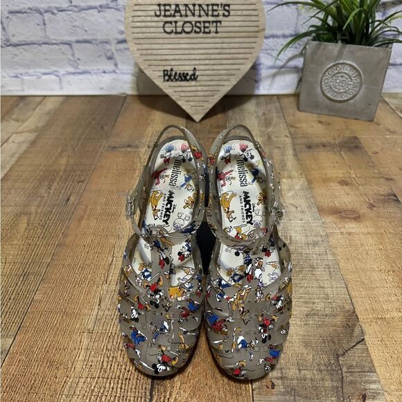 Adult Melissa Possession + Disney’s Mickey & Friends Sandal size 8 clear - Picture 5 of 8